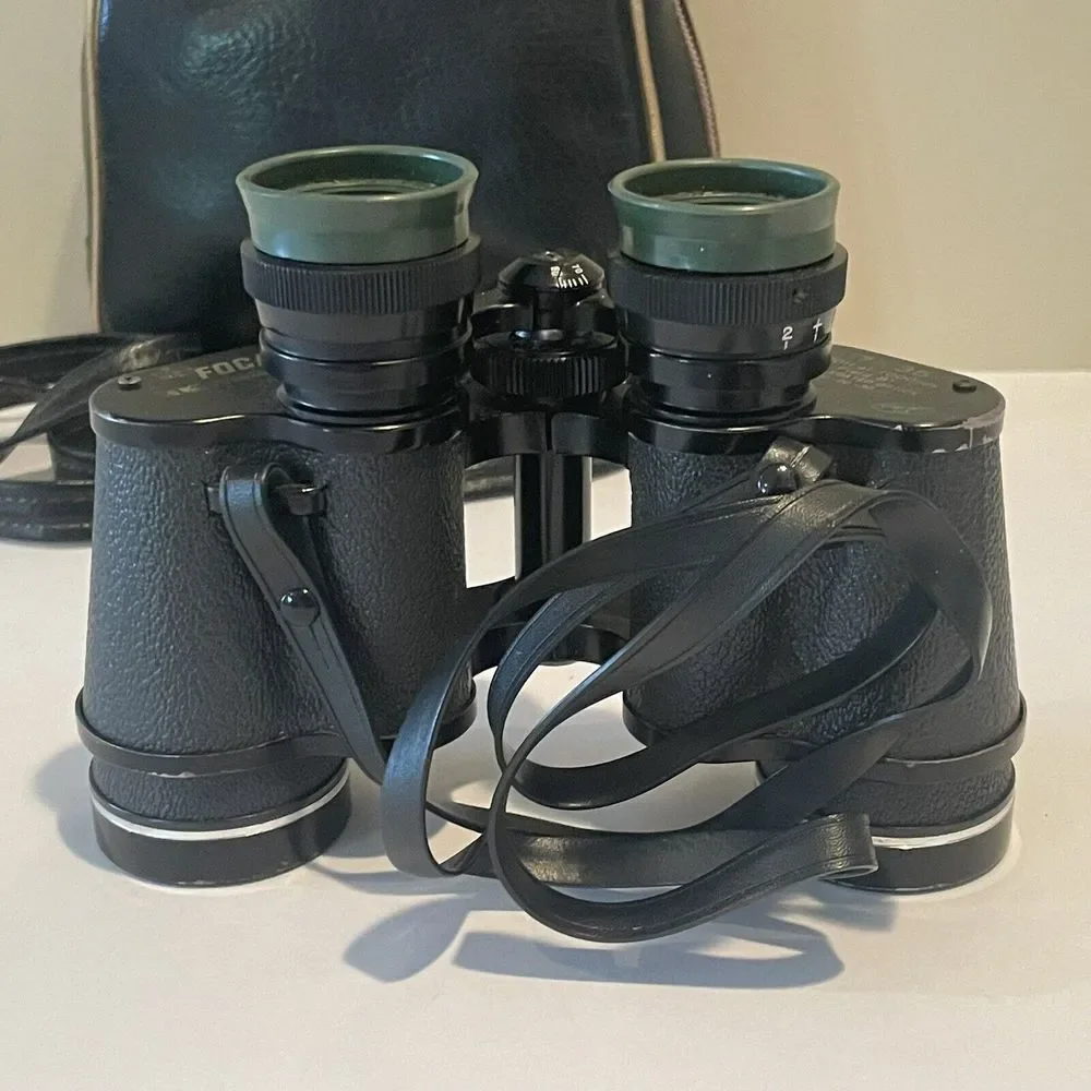Vintage Kmart Focal Binoculars 7x35 ZWCF10 Wide‎ Angle Box Case Manual